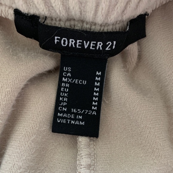 Forever 21 Women’s Beige Velvet Sweats - Picture 10 of 11